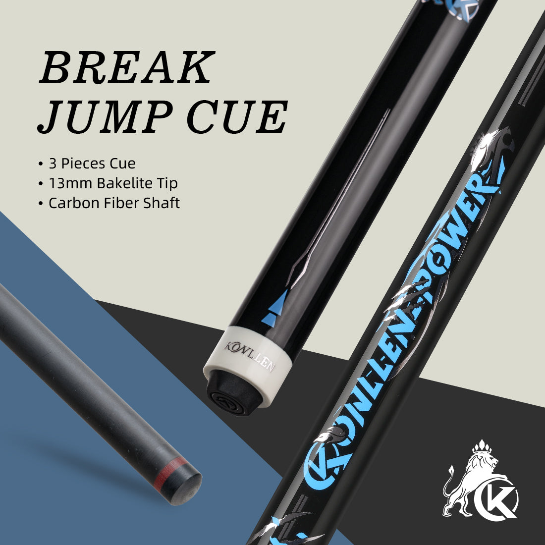Konllen AK-BJ1 Break Jump Cue