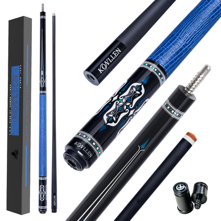 Konllen Spectra Series – Navy Sapphire Blue Pool Cue – AK-04F