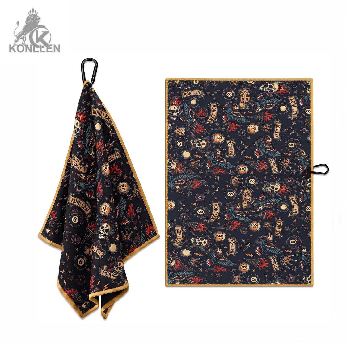 Konllen Billiards Cue Clean Towel Patterns