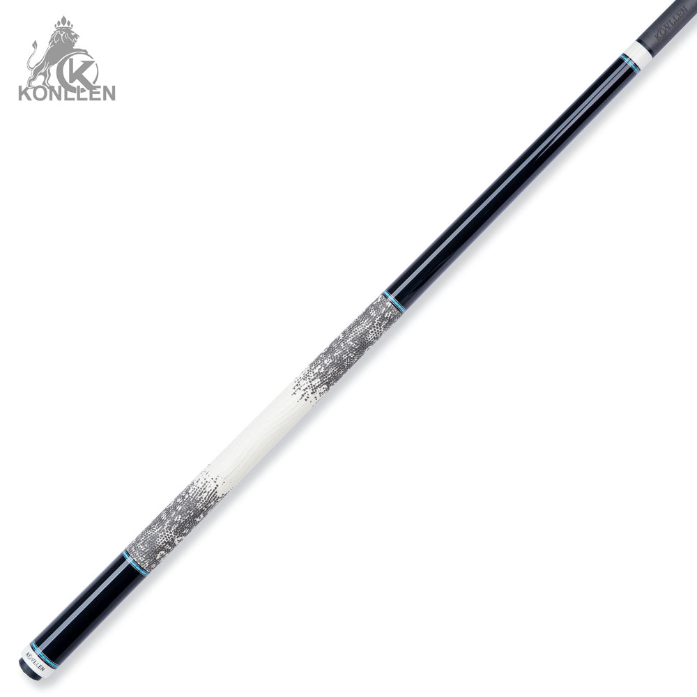 Konllen 2.0 Series AK75-12WFA - Ebony Turquoise Inlaid Butt - Lizard Grain Cowhide Wrap - 11.8mm / 12.5mm