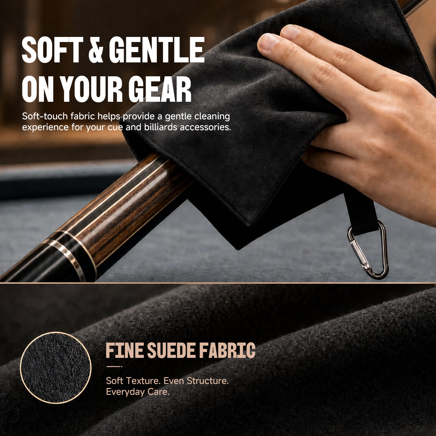 Konllen Billiards Cue Clean Towel Patterns