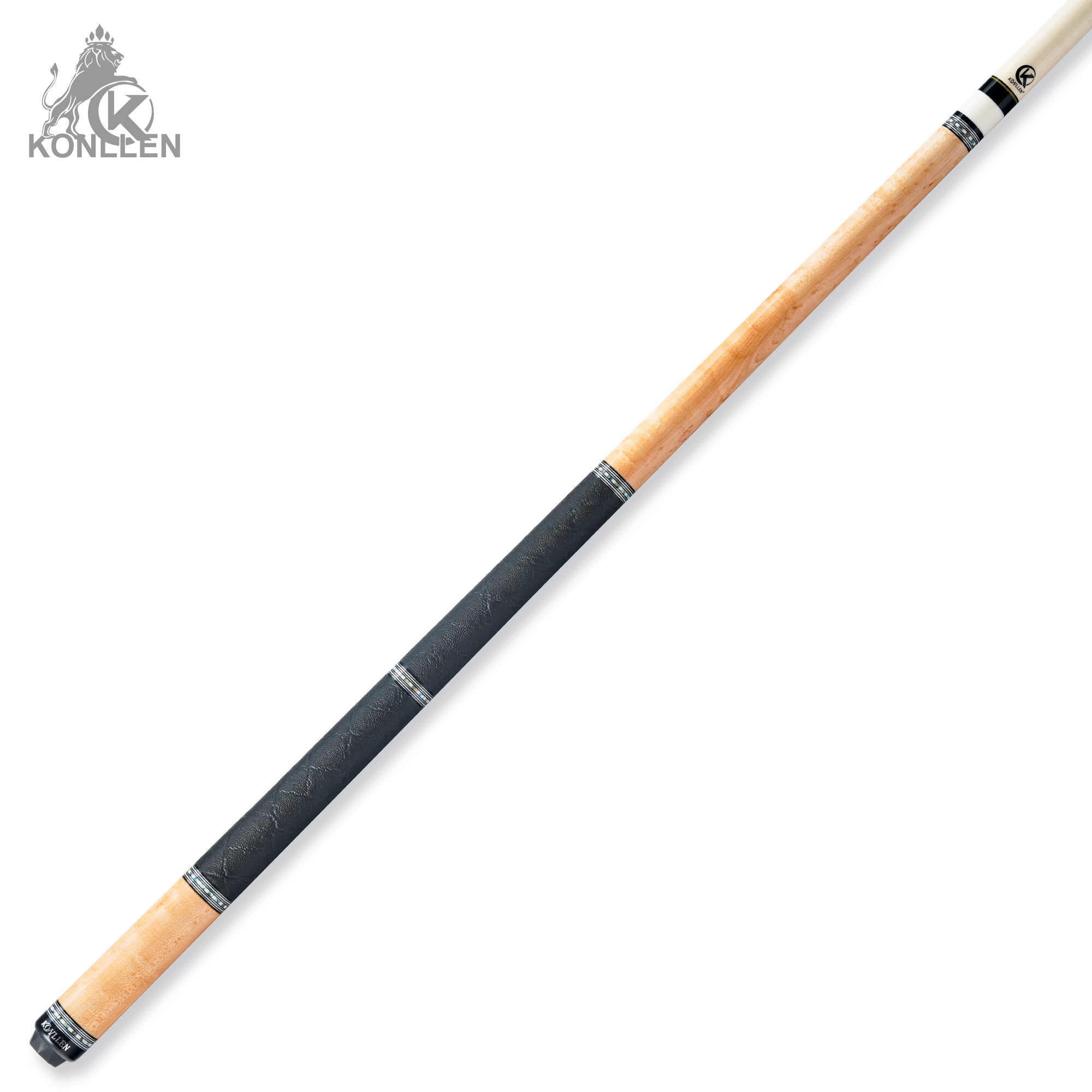 KONLLEN AXA-N1F Low Deflection Pool Cue Bird's Eye Maple Handmade