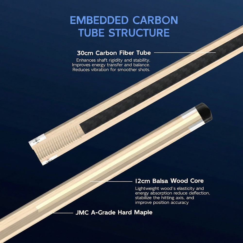 Konllen K-GW1 - Maple Shaft With Carbon Tube Inside - 12mm