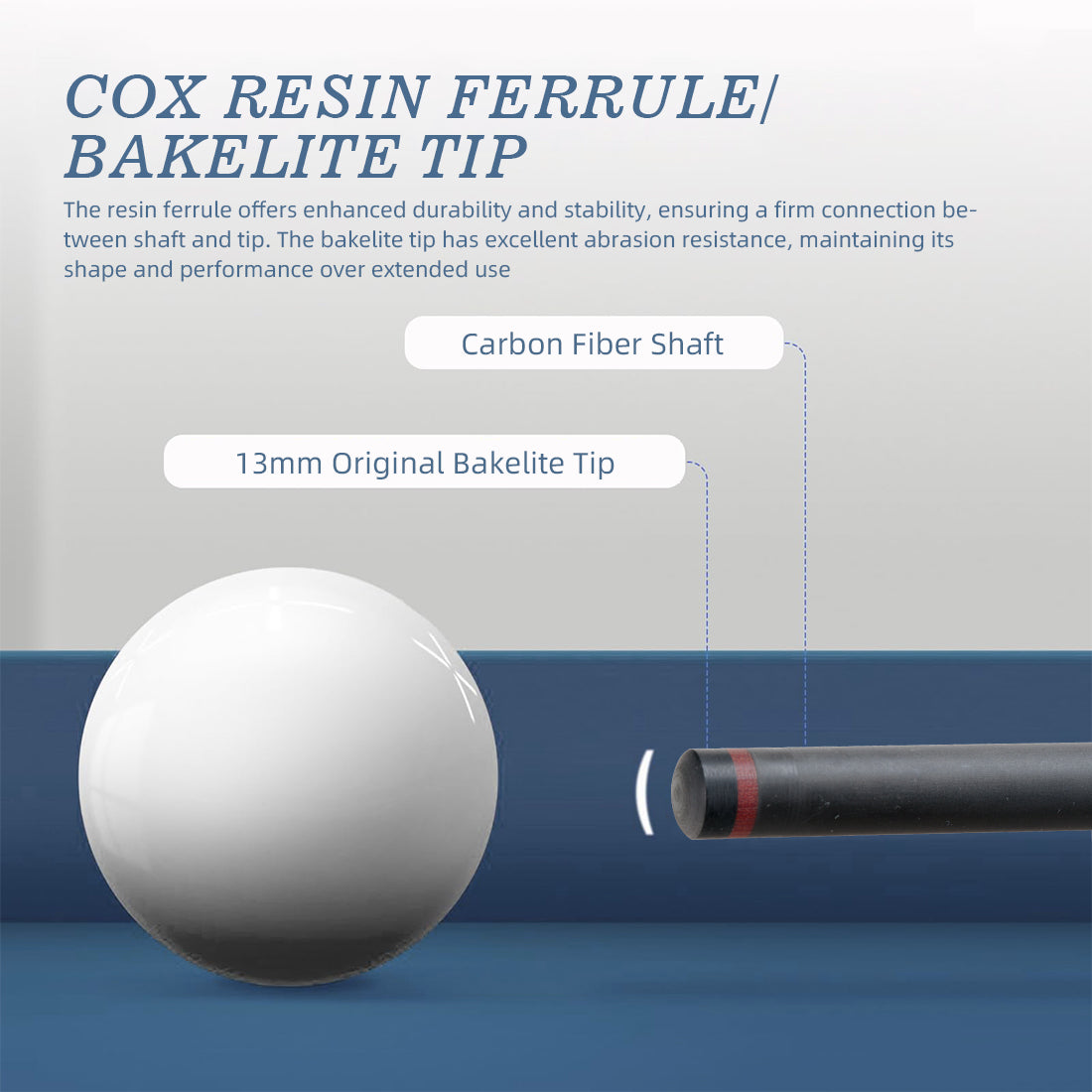 Konllen AK-BJ1 Break Jump Cue