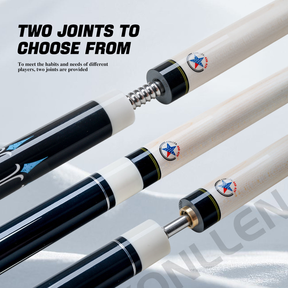 Konllen Maple Shaft for Radial Uniloc Joint 12.5mm with Black