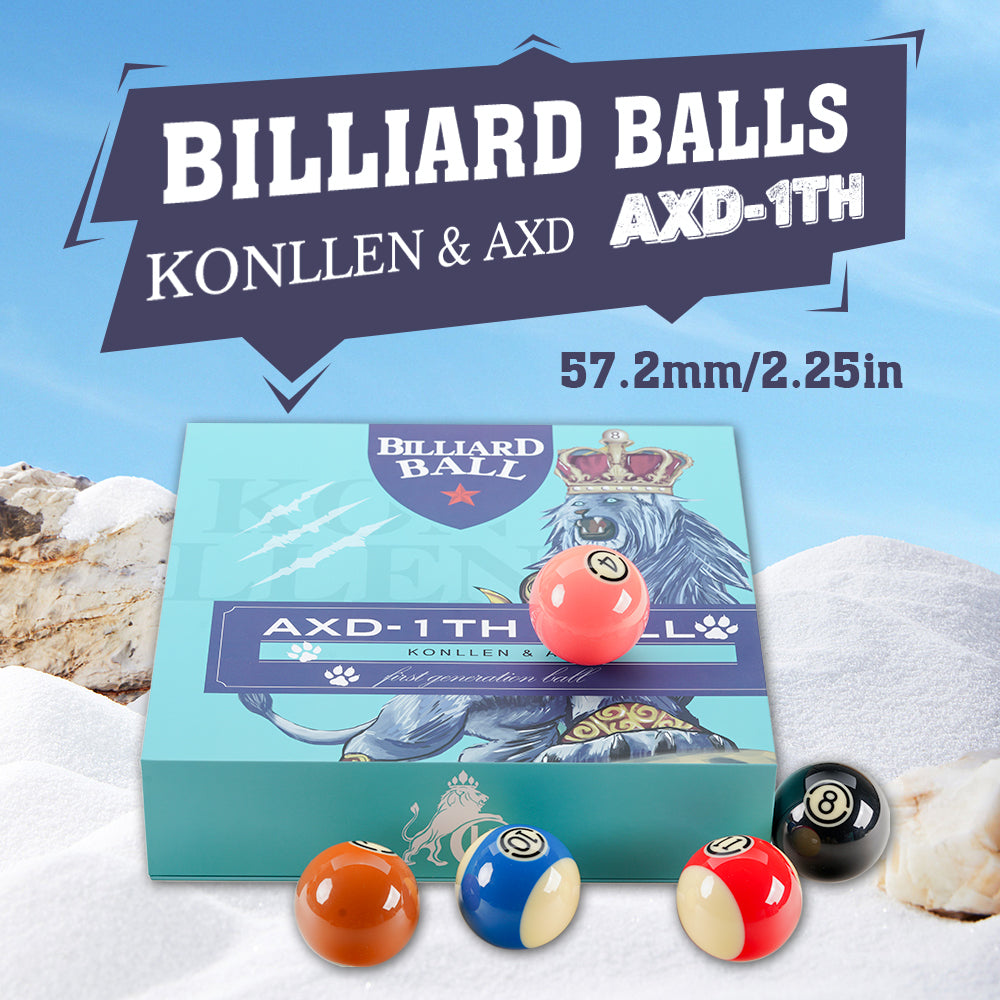 KONLLEN AXD-1TH Billiard Balls - 57.2mm | KONLLEN Billiards