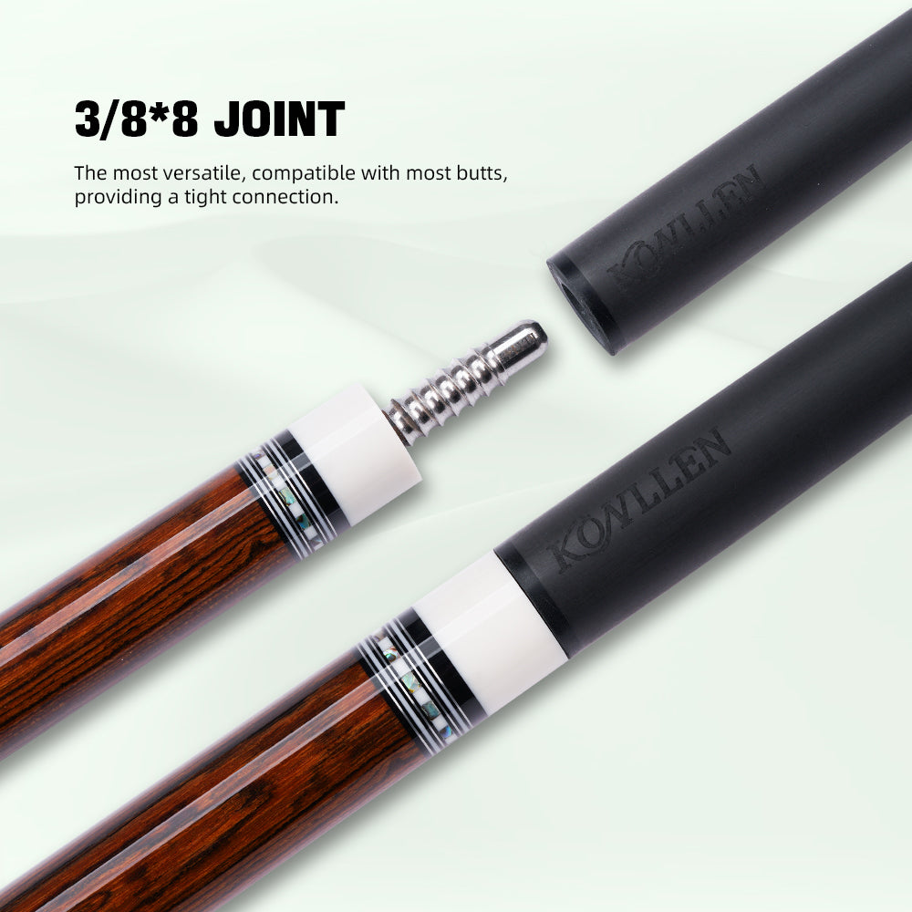 Eje de fibra de carbono Konllen para junta radial con punta de 12,5 mm