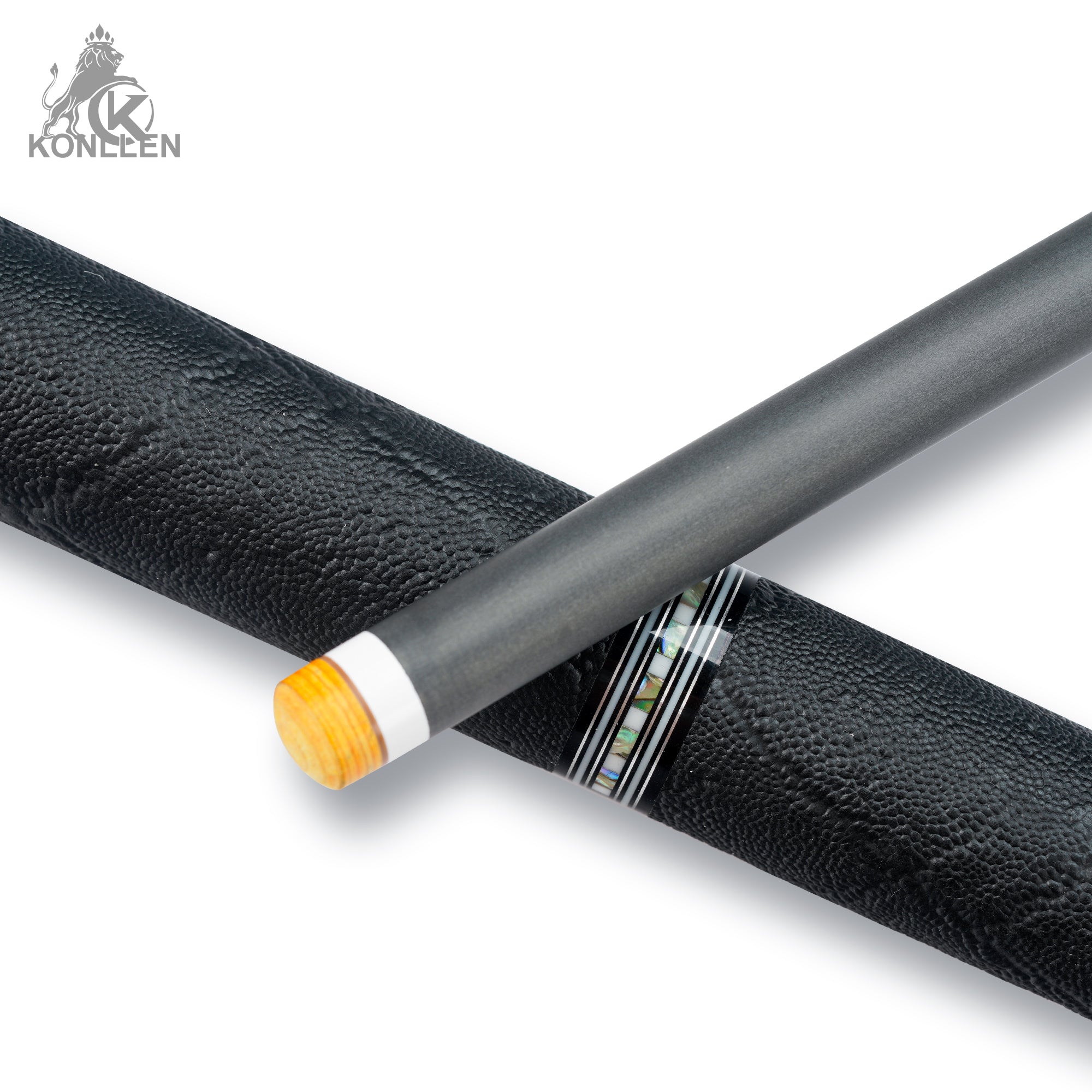 KONLLEN AXA-R1F Low Deflection Pool Cue Redrose Wood Handmade Inlay