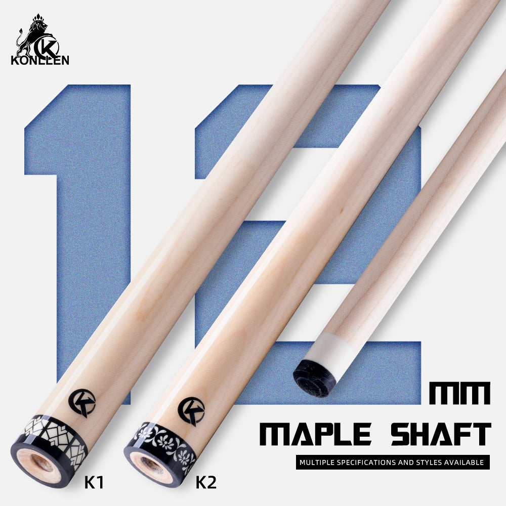 Konllen K-03 / K-05 Maple Shaft for Radial 12mm with Carbon Tube