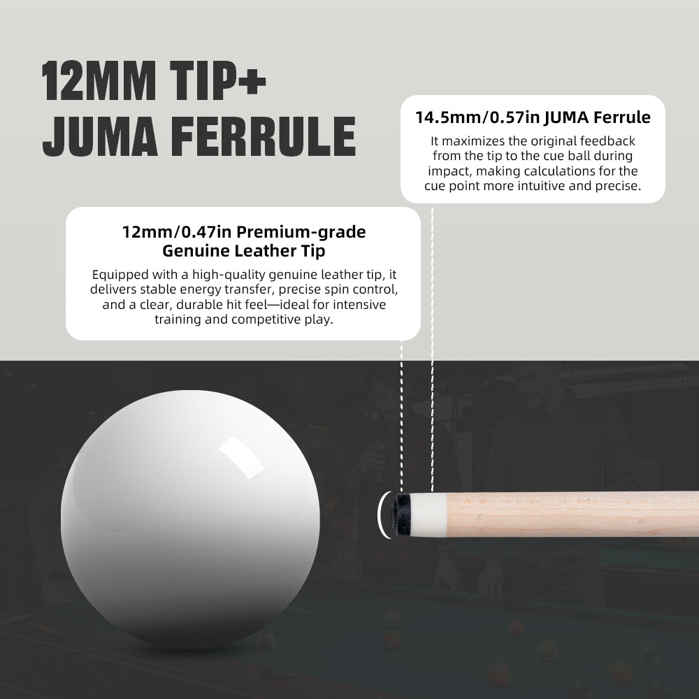 Konllen K-03 / K-05 Maple Shaft for Radial 12mm with Carbon Tube