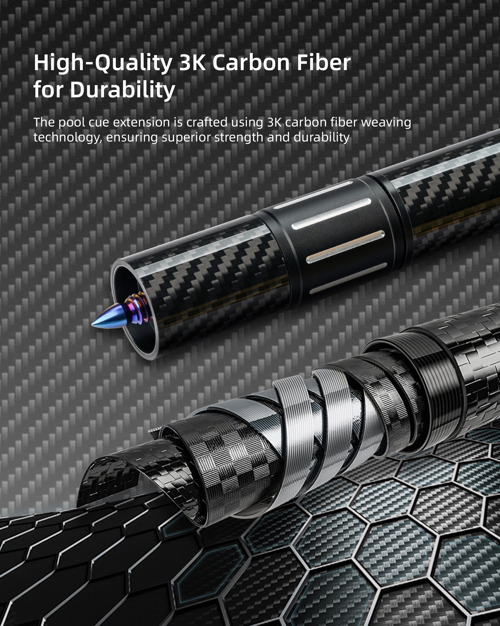 Shiny Retractable Extension Bullet Joint | KONLLEN billiards