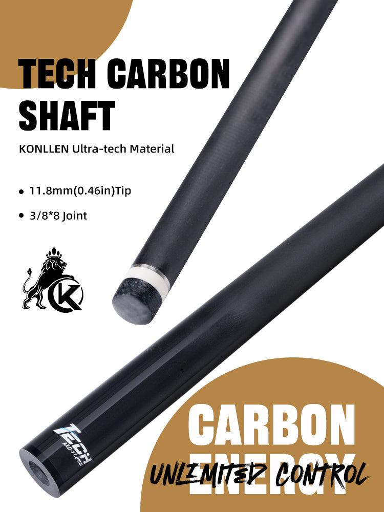 Single Pool Shaft - Radial Pin - 11.8mm