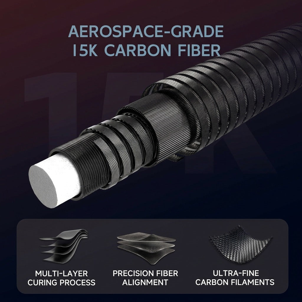 Konllen Spectra Series – Midnight Black / Celestial Blue Pool Cue – AK-08F - 12.5mm