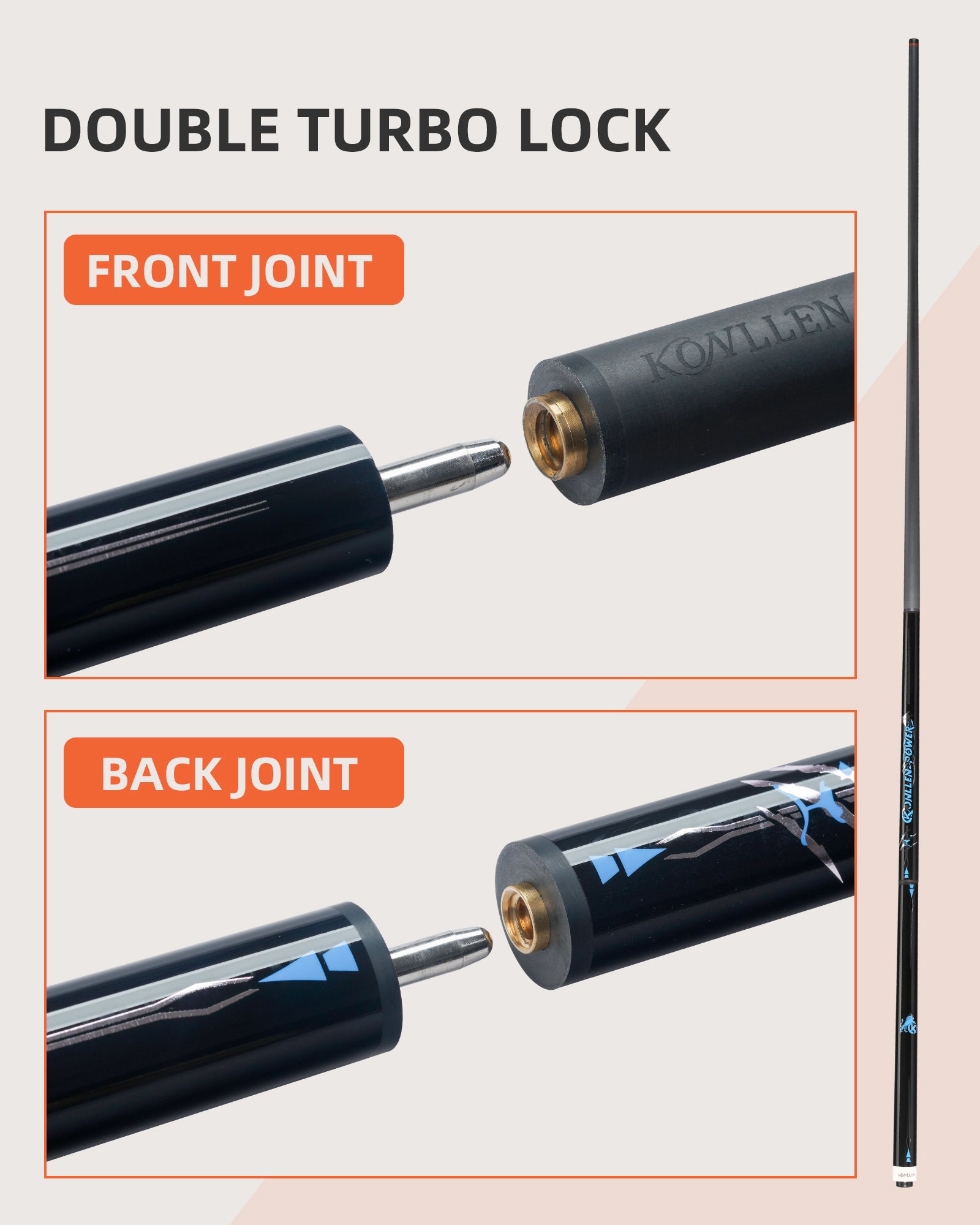 Konllen AK-BJ1 Break Jump Cue