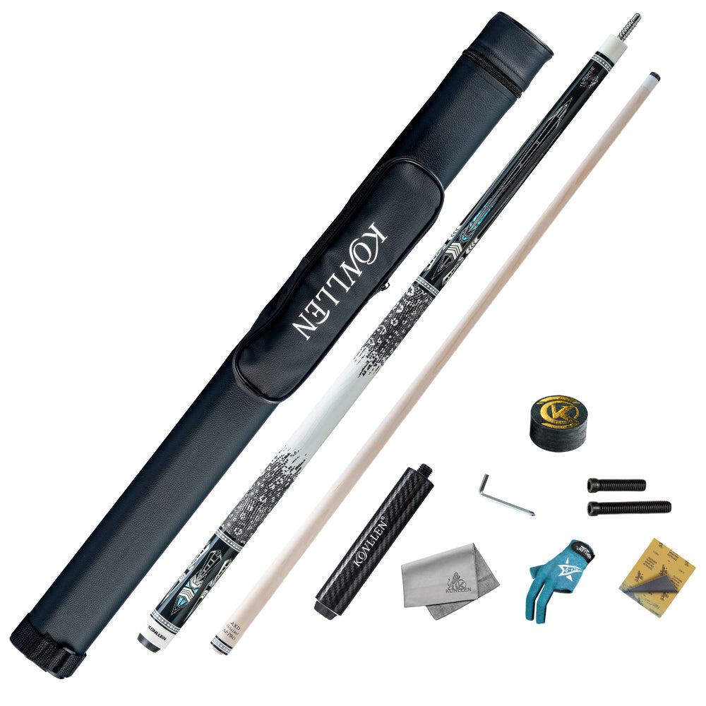 Konllen Snow Leopard Series 3 Pool Cue – AK-D3 - 10.5mm / 11.5mm /12.2mm