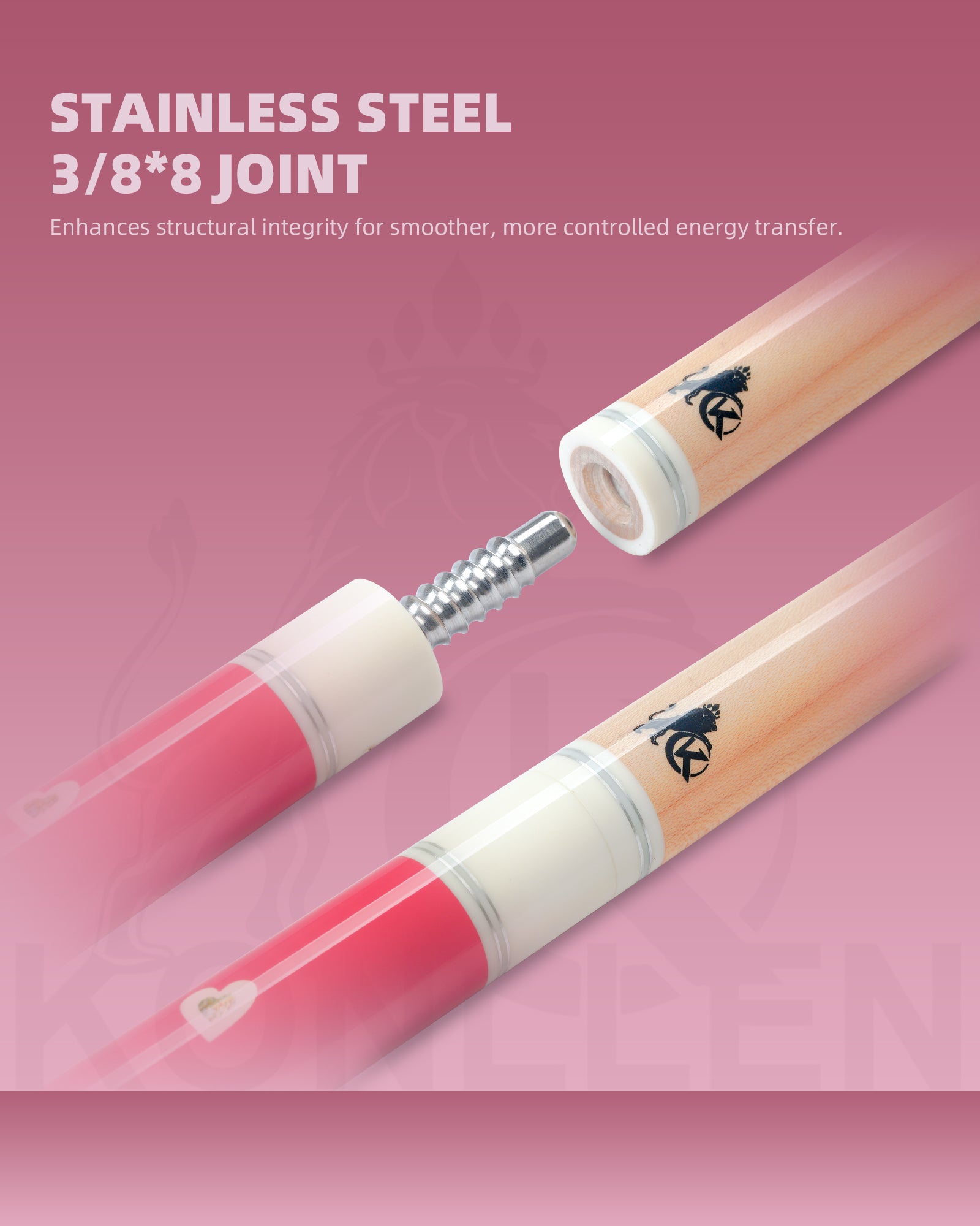 KONLLEN AK-P1 Low Deflection Maple Pool Cue | KONLLEN Billiards