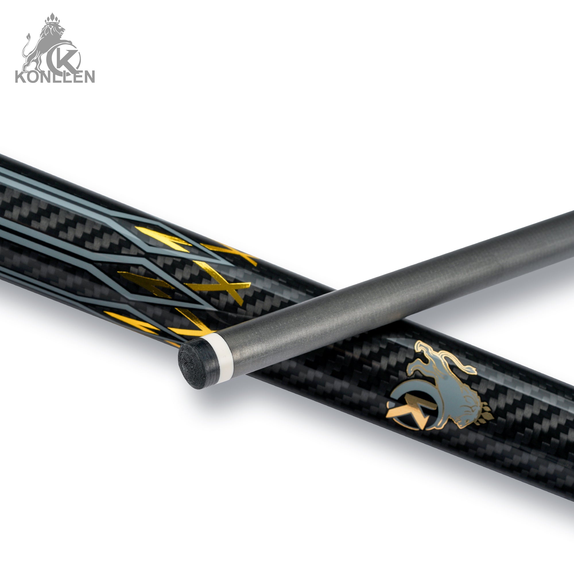 KONLLEN 2.0 AK-3K Low Deflection Carbon Fiber Pool Cue with