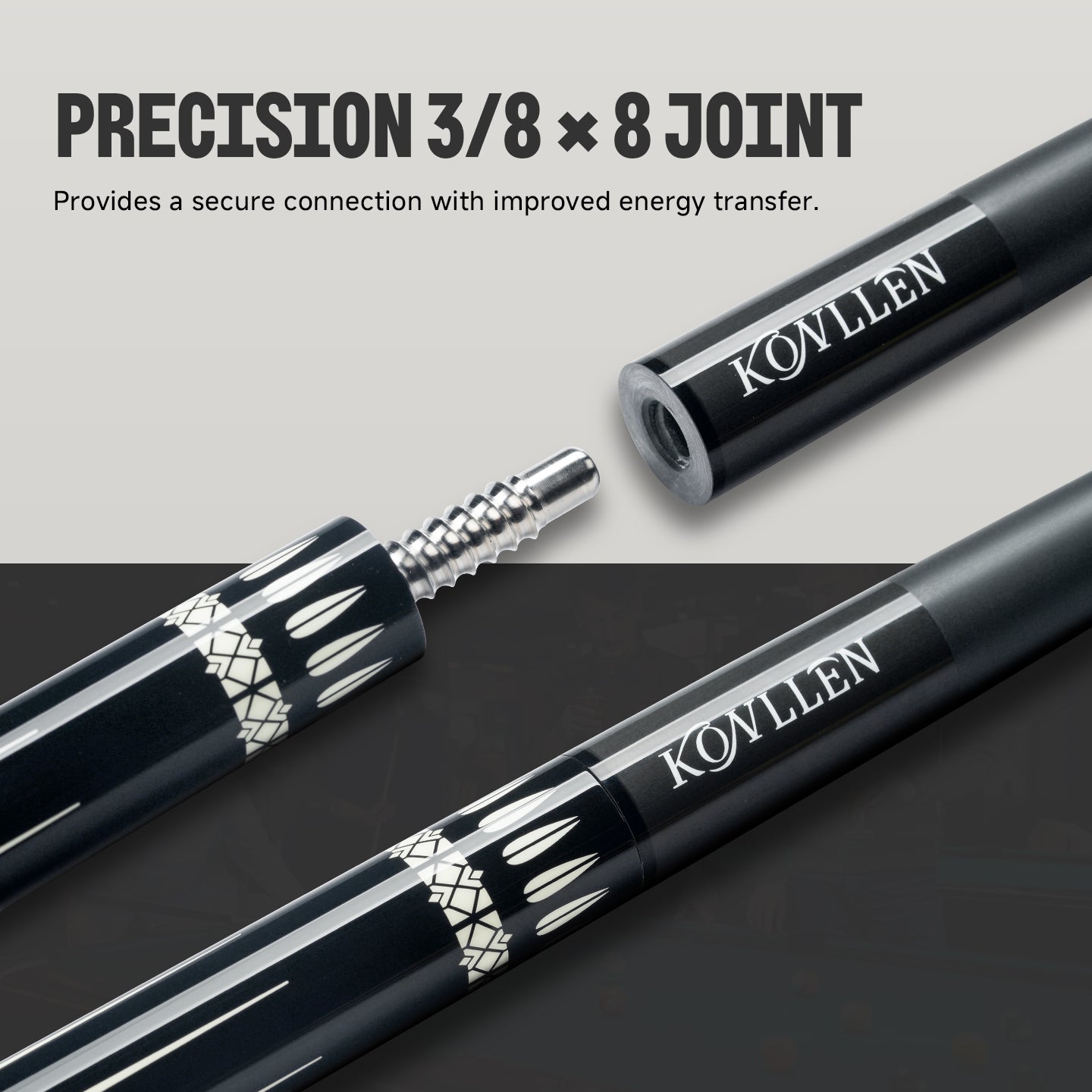 KONLLEN 2.0 Series Carbon Fiber Shaft Pro Taper for Radial Joint with 12.5mm Tip