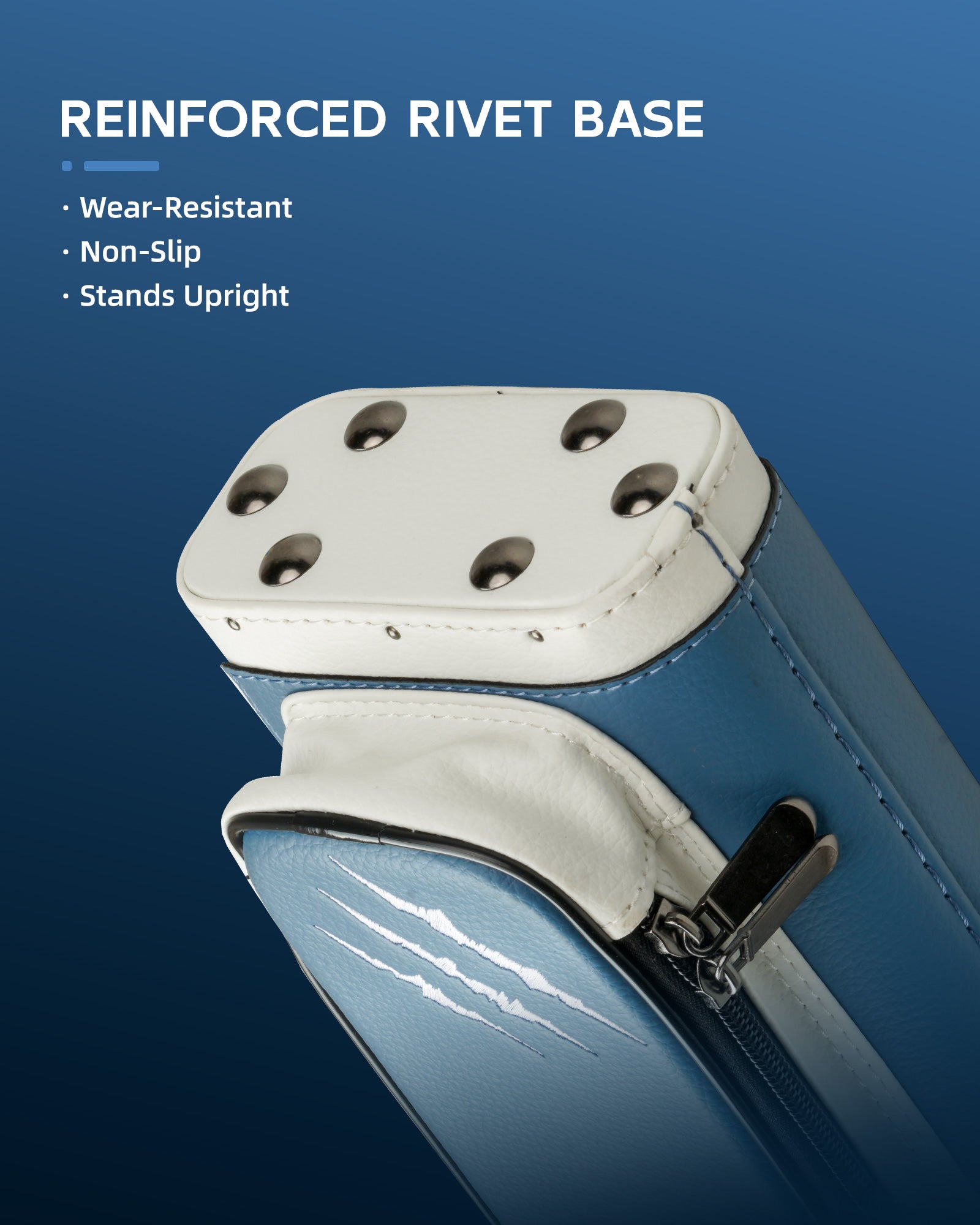 Vỏ cứng bằng da bò - 2 mông x 4 trục