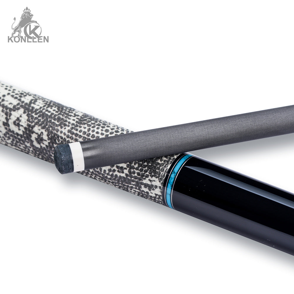 Konllen 2.0 Series AK75-12WFA - Ebony Turquoise Inlaid Butt - Lizard Grain Cowhide Wrap - 11.8mm / 12.5mm