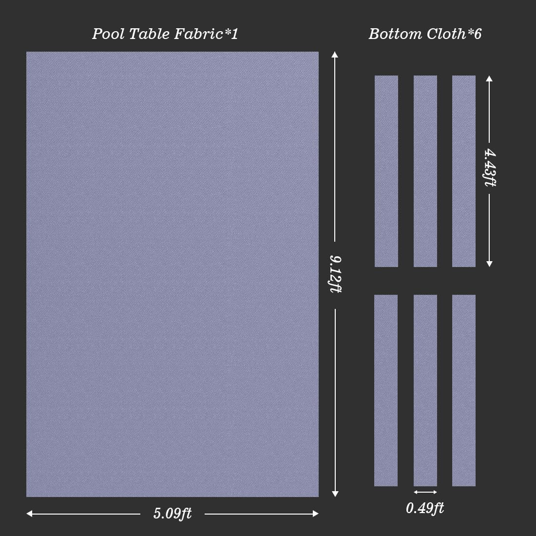 プールのテーブルクロスセット9 ft