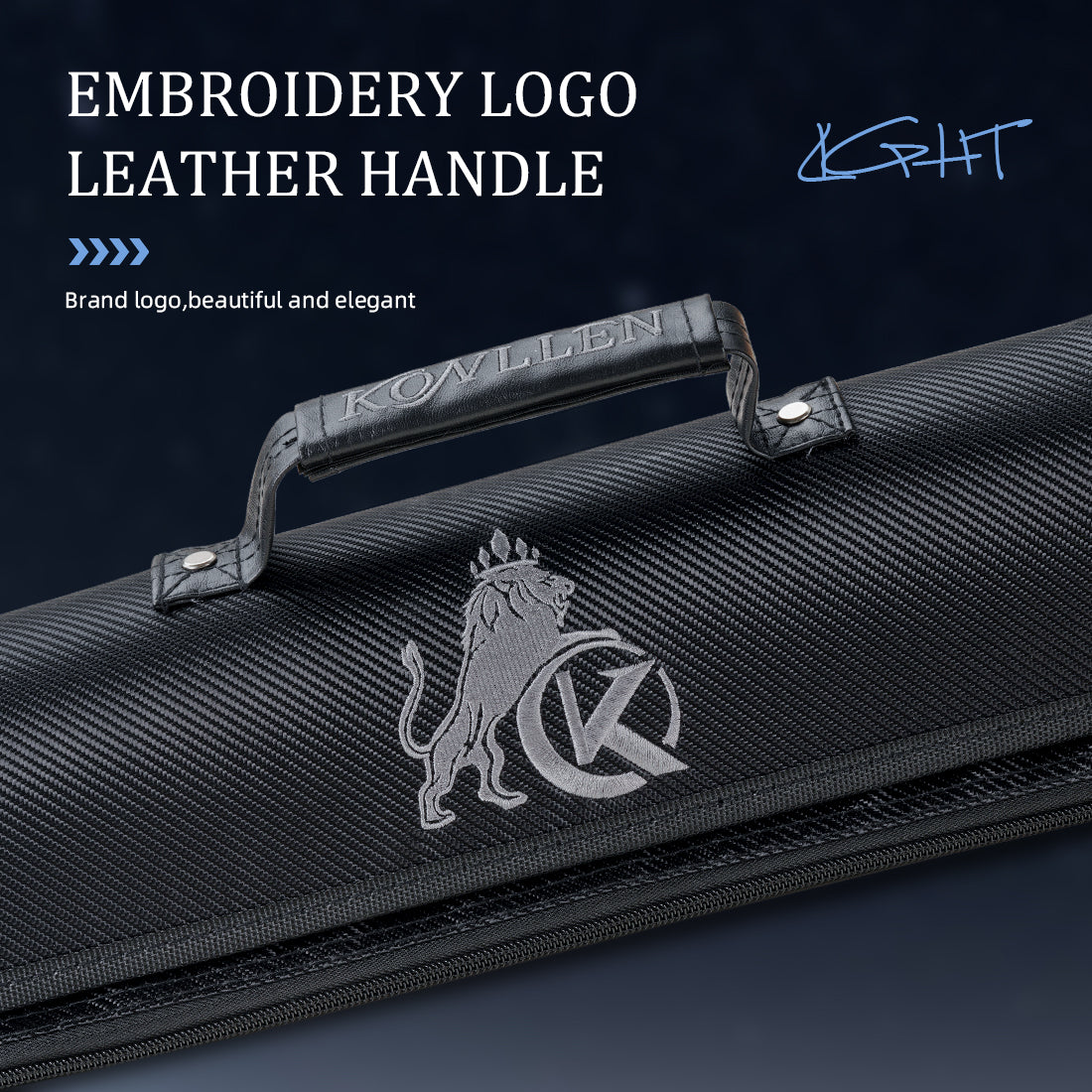 Oxford Cloth Semi-round Hard Case - 2 Butts x 4 Shafts