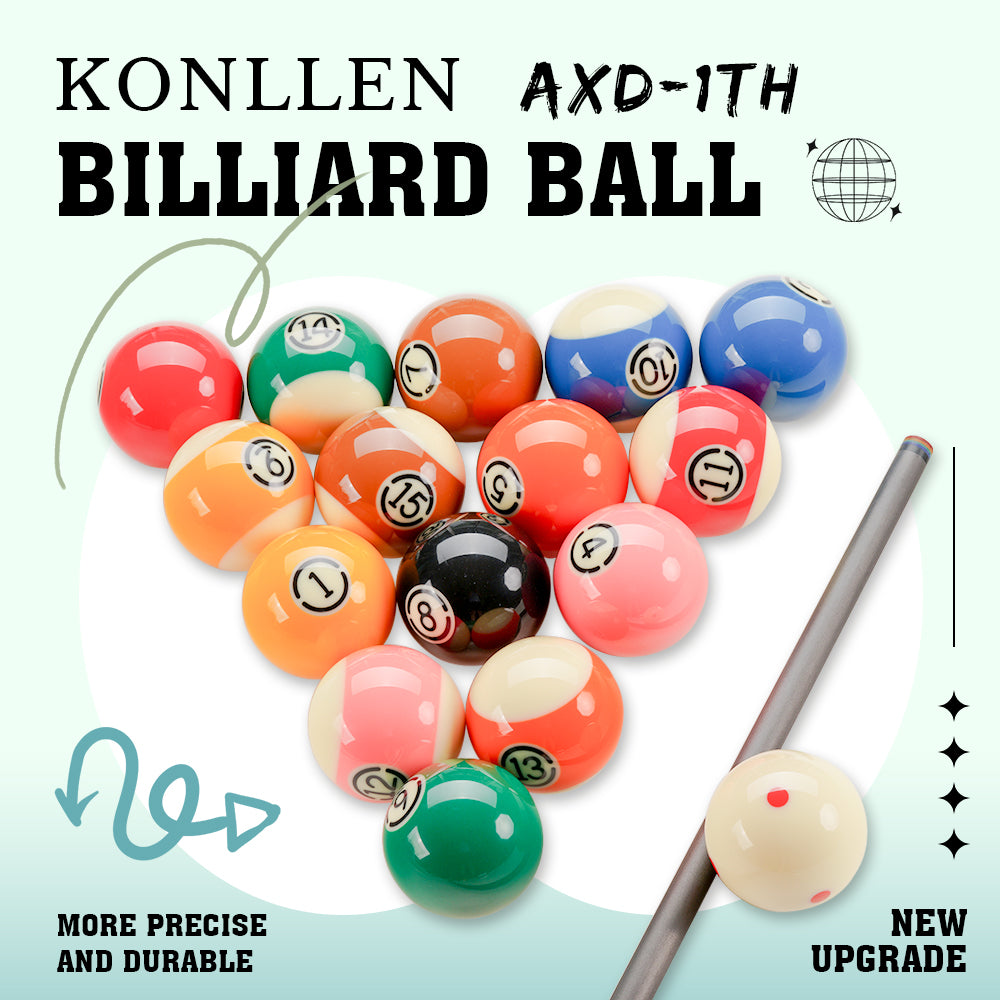 KONLLEN AXD-1TH Billiard Balls - 57.2mm | KONLLEN Billiards