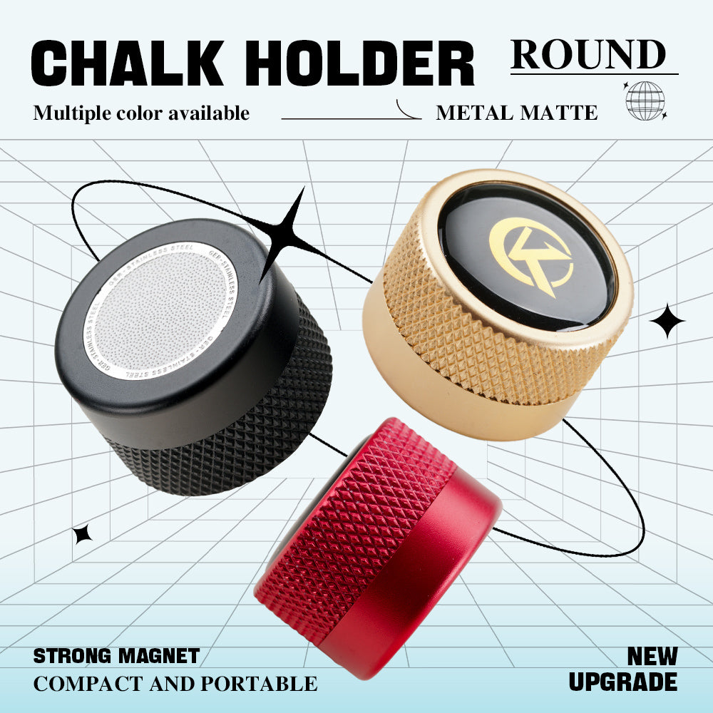Upgrade Portable Multifunctional Sturdy Round Chalk Holder