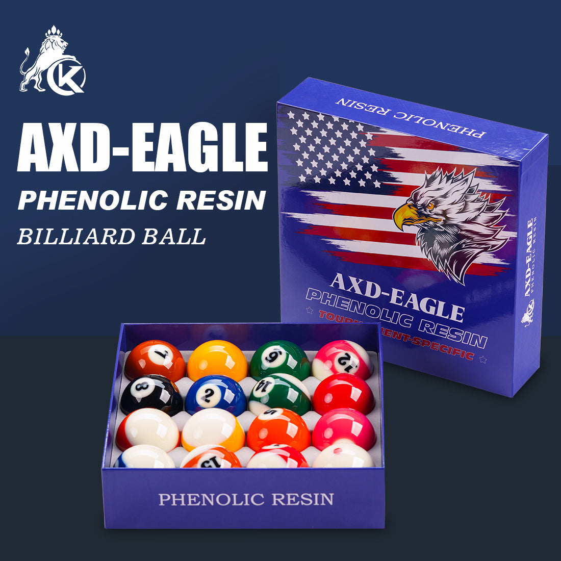 Bóng bi-a AXD-EAGLE - 57,2mm