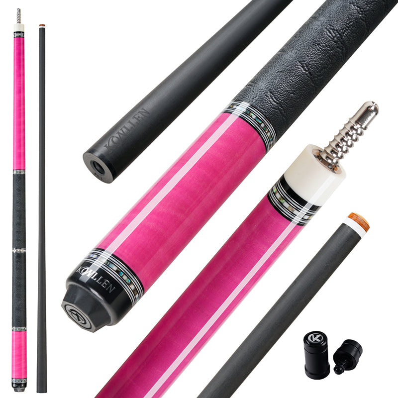 AXA-H1F (Tigerholz rosa gefärbt)