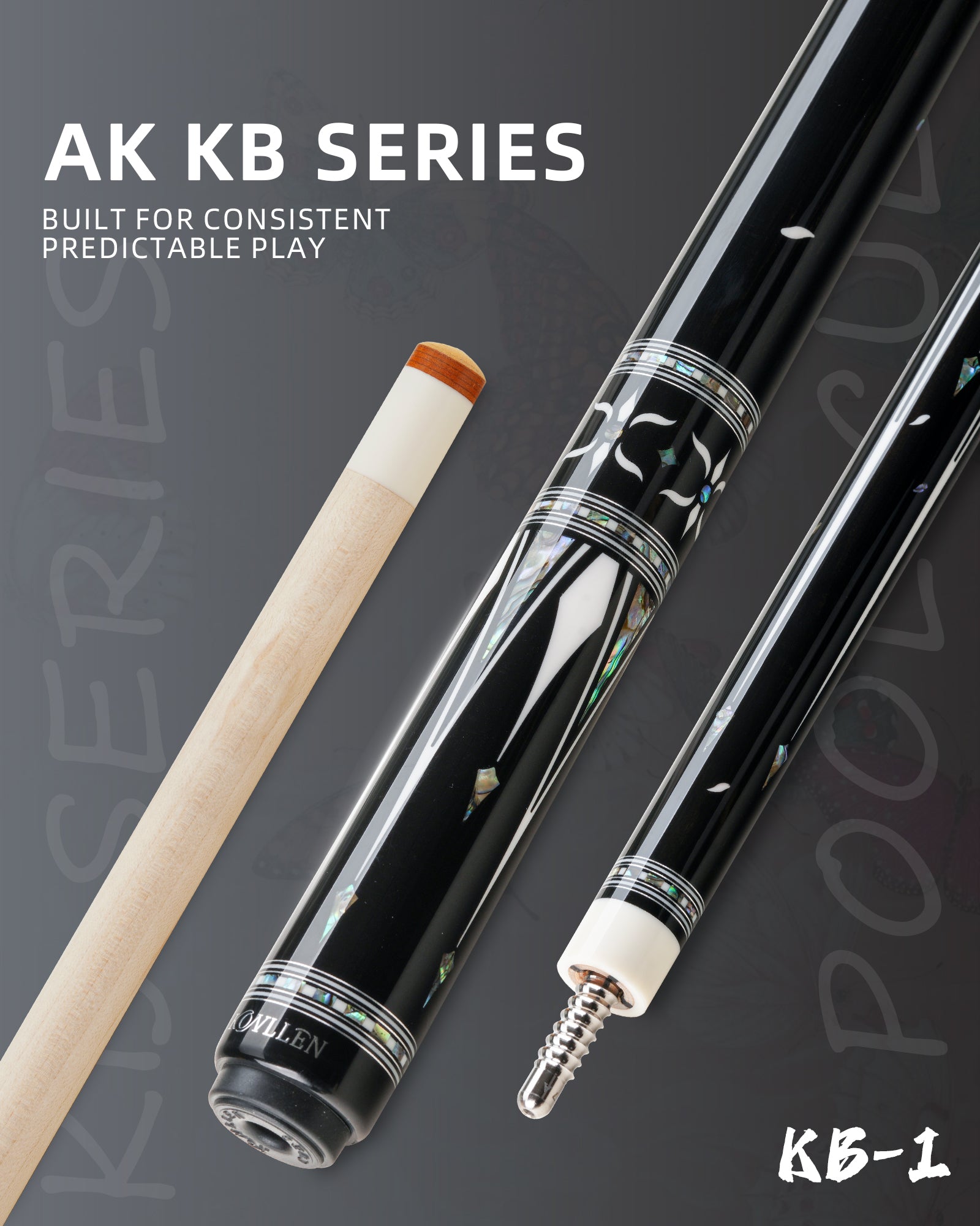 Konllen AK-KB-Black | KONLLEN Billiards