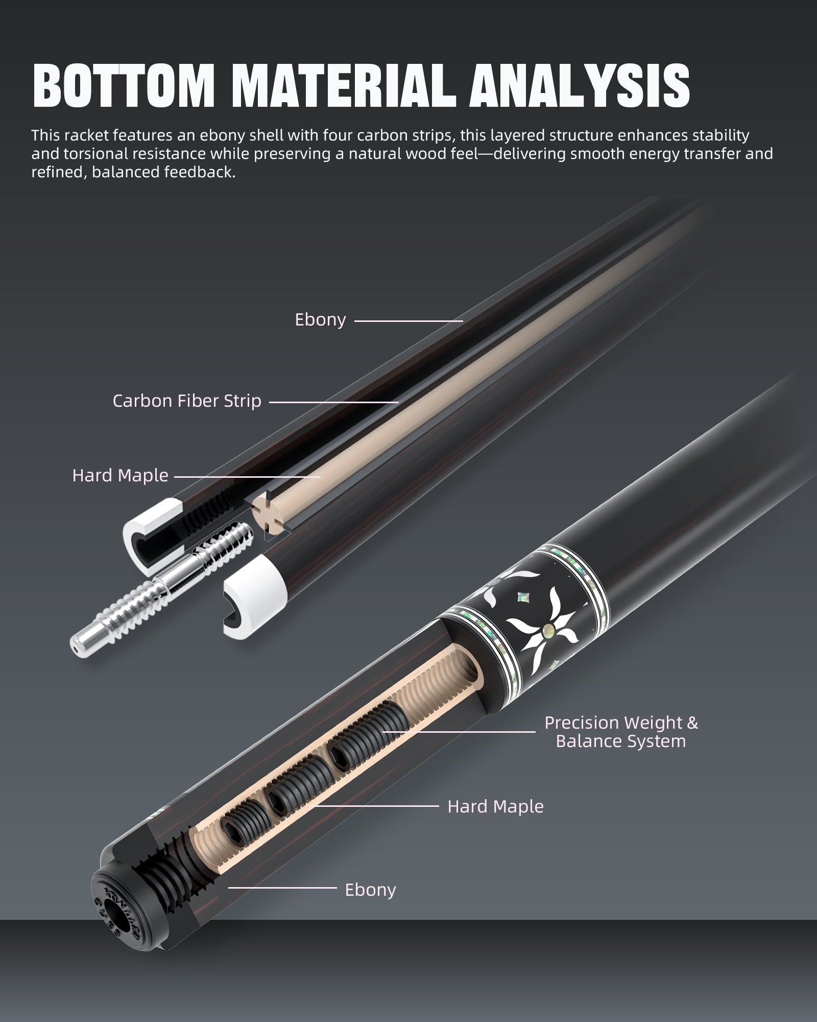 Konllen AK-KB-Black | KONLLEN Billiards