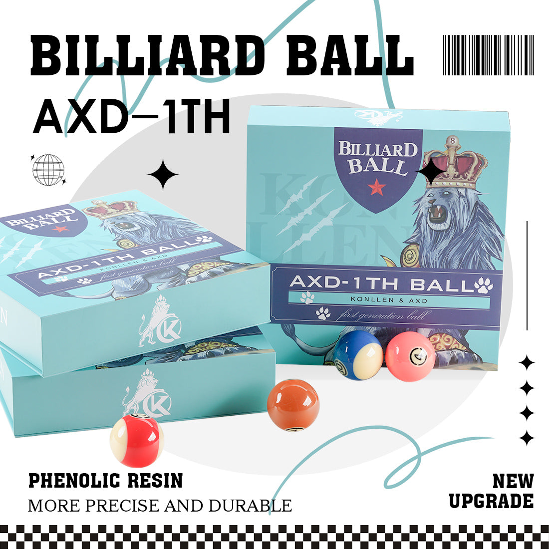 AXD-1TH Billiard Ball - 57.2mm