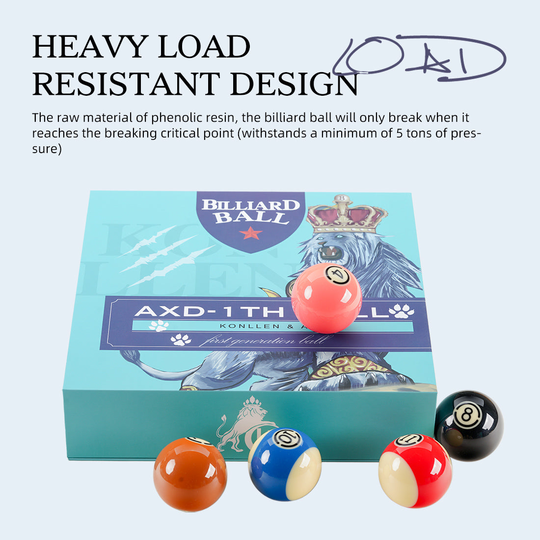 AXD-1TH Billiard Ball - 57.2mm