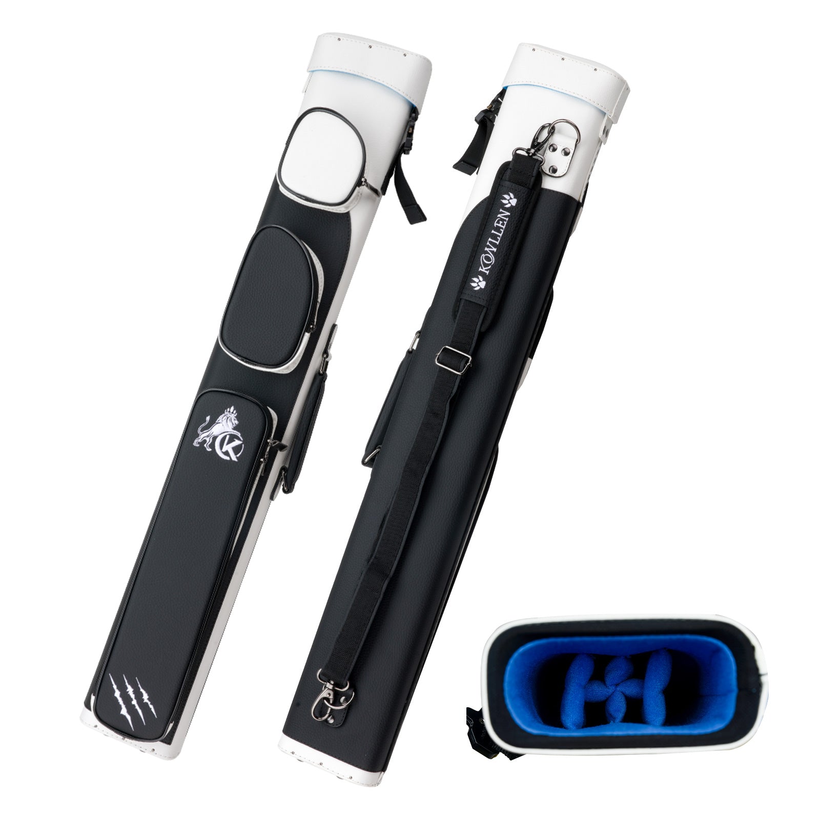 Vỏ cứng bằng da bò - 2 mông x 4 trục