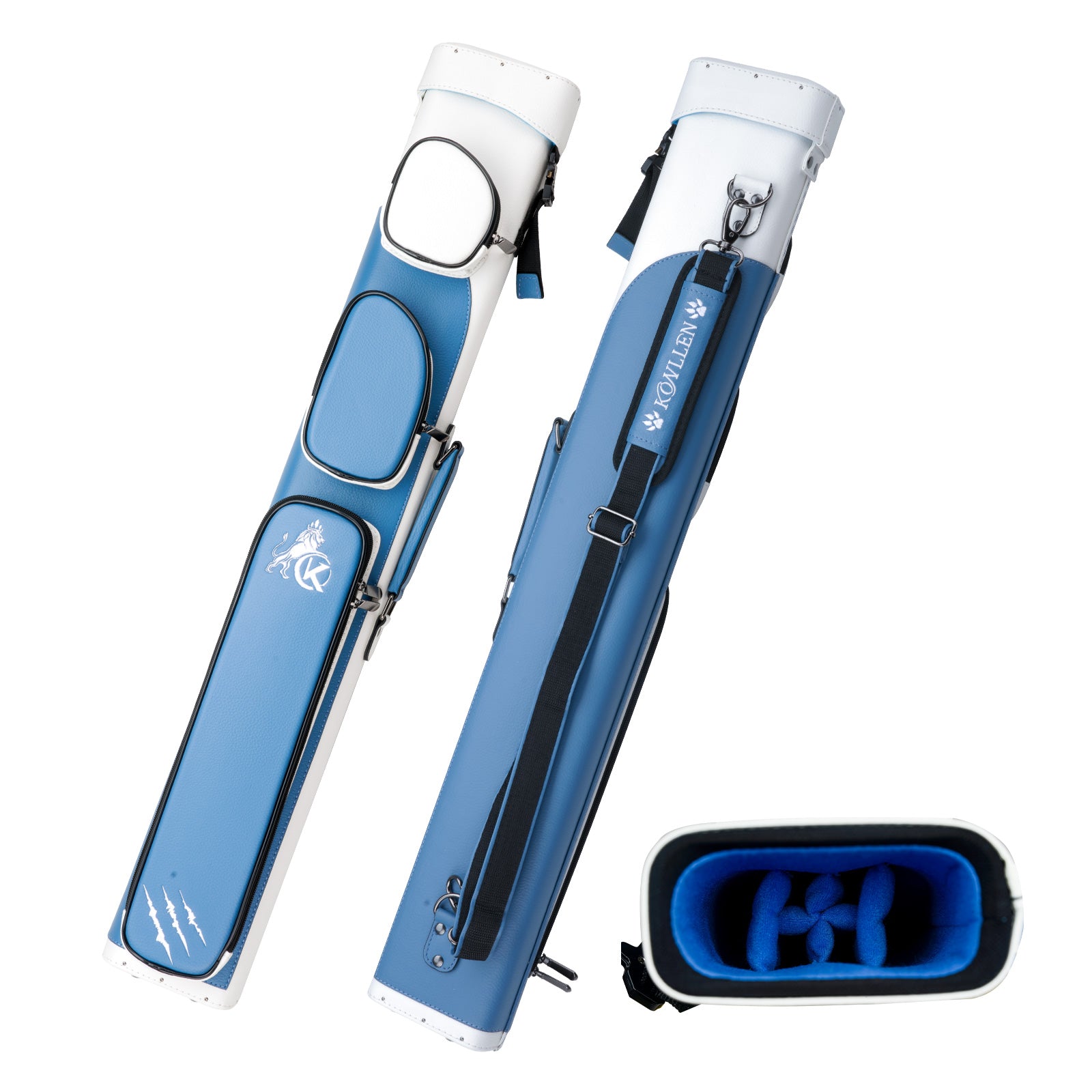 Vỏ cứng bằng da bò - 2 mông x 4 trục