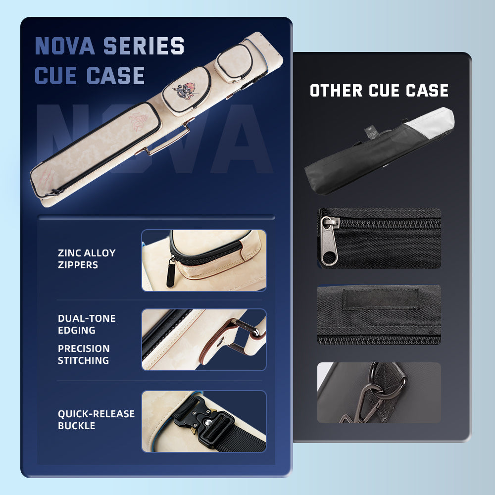 Kotak Isyarat Biliar Konllen Nova Series 2x4 – Menampung 2 Butt & 4 Shaft dengan 3 Kantong & Tali Bahu