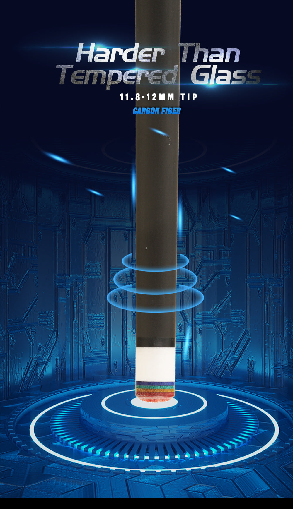 Single Carom Shaft 12mm