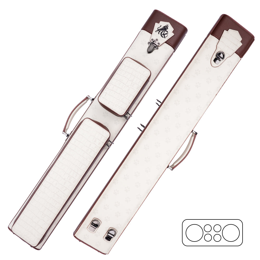 Konllen VintageLine Series 2x4 Pool Cue Case – 2 Butts & 4 Shafts