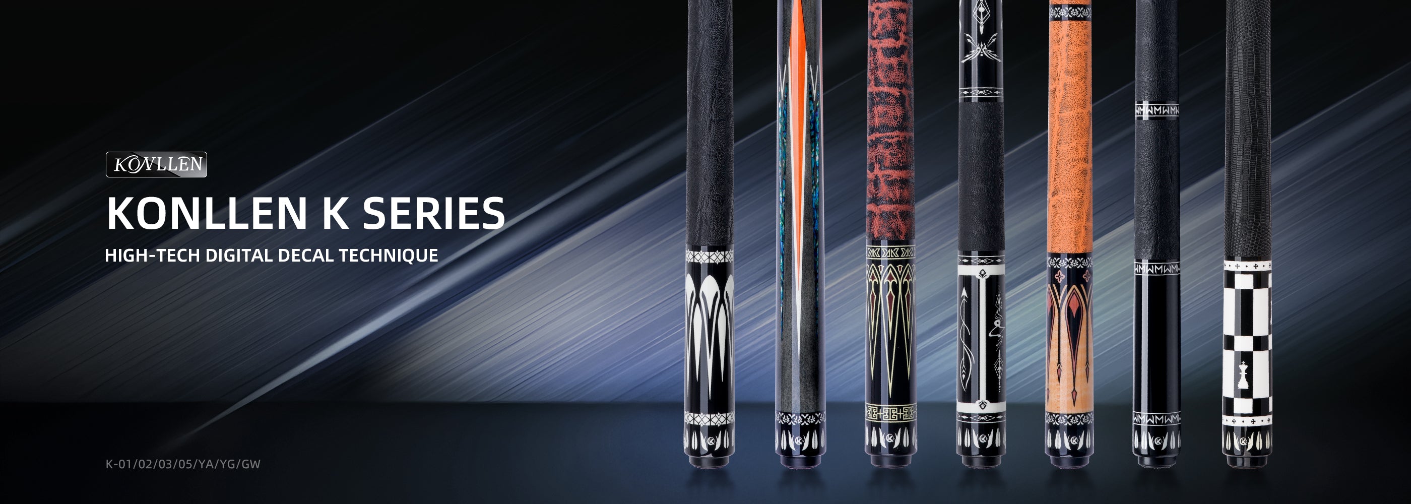 KONLLEN - Extreme、Professional、High-end Billiards Cues and