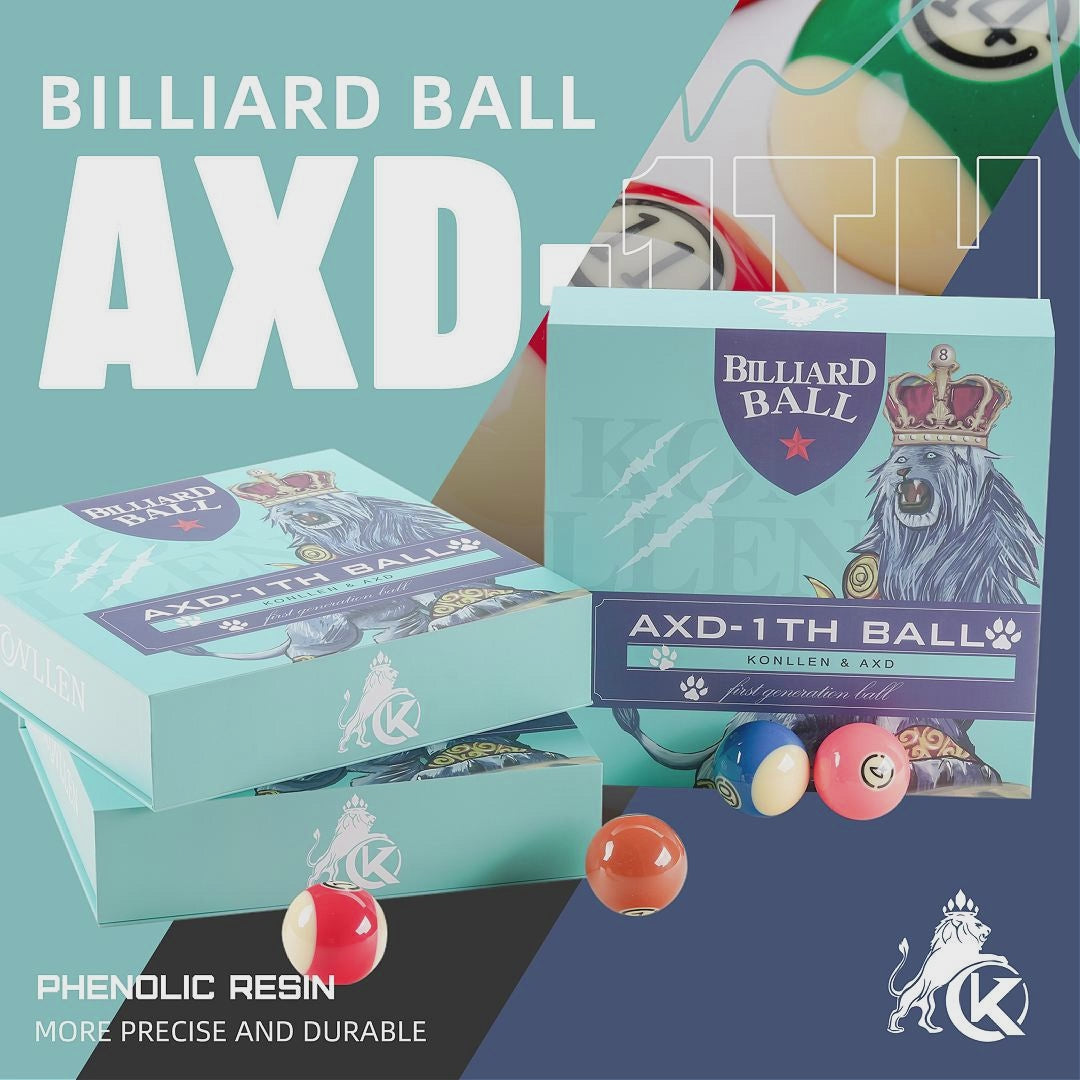 KONLLEN AXD-1TH Billiard Balls - 57.2mm | KONLLEN Billiards