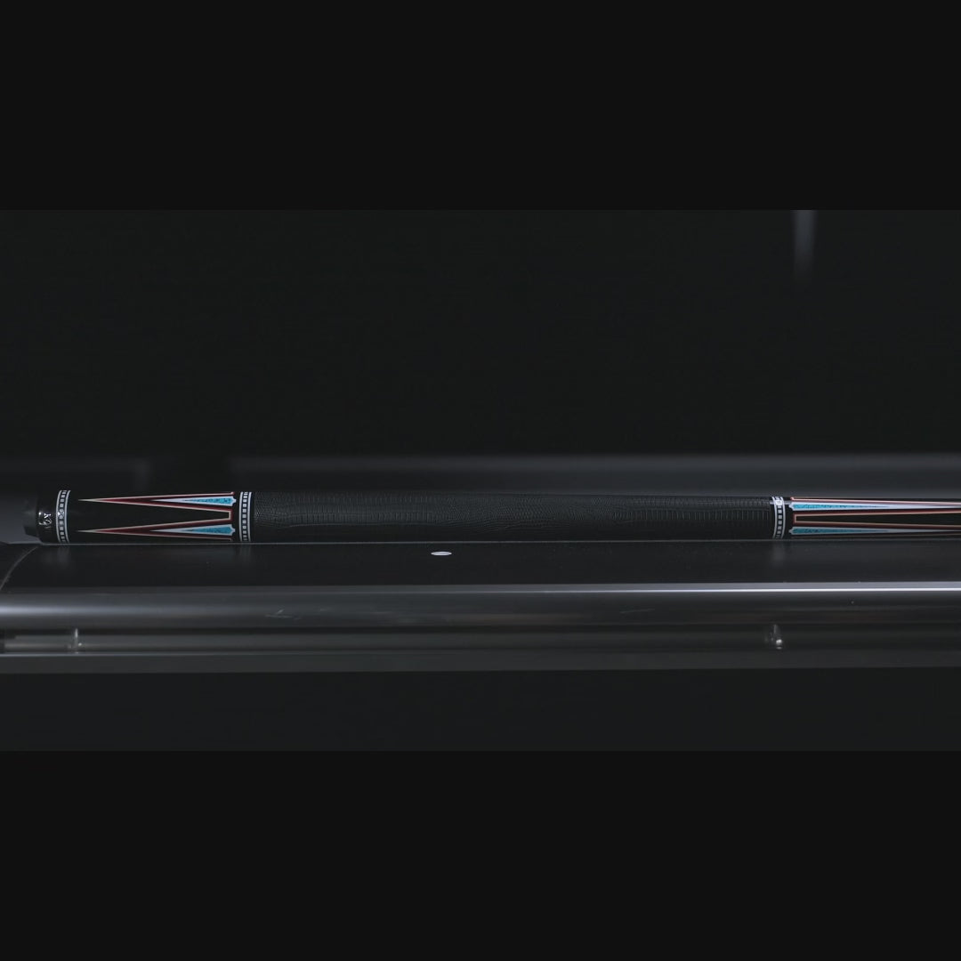Konllen Spectra Series – Midnight Black / Celestial Blue Pool Cue