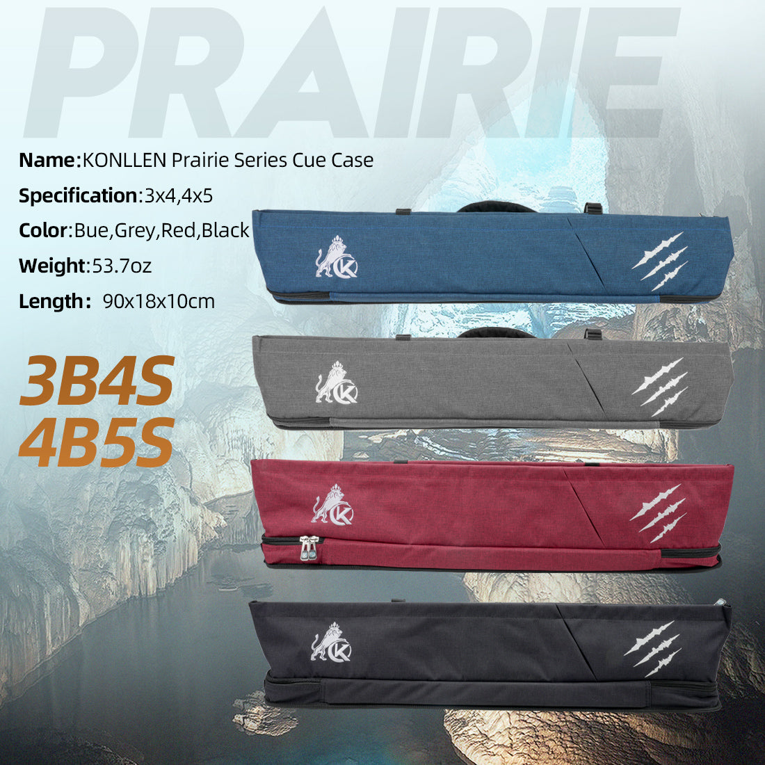 High Capacity canvas Soft Case - 3 Butts x 4 Shafts / - 4 Butts x 5 Shafts（USA）