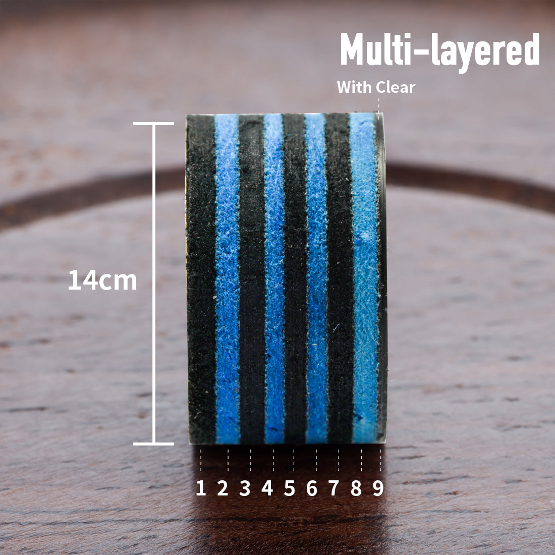 3 Cushion Carom Cue Tip 14mm Tip