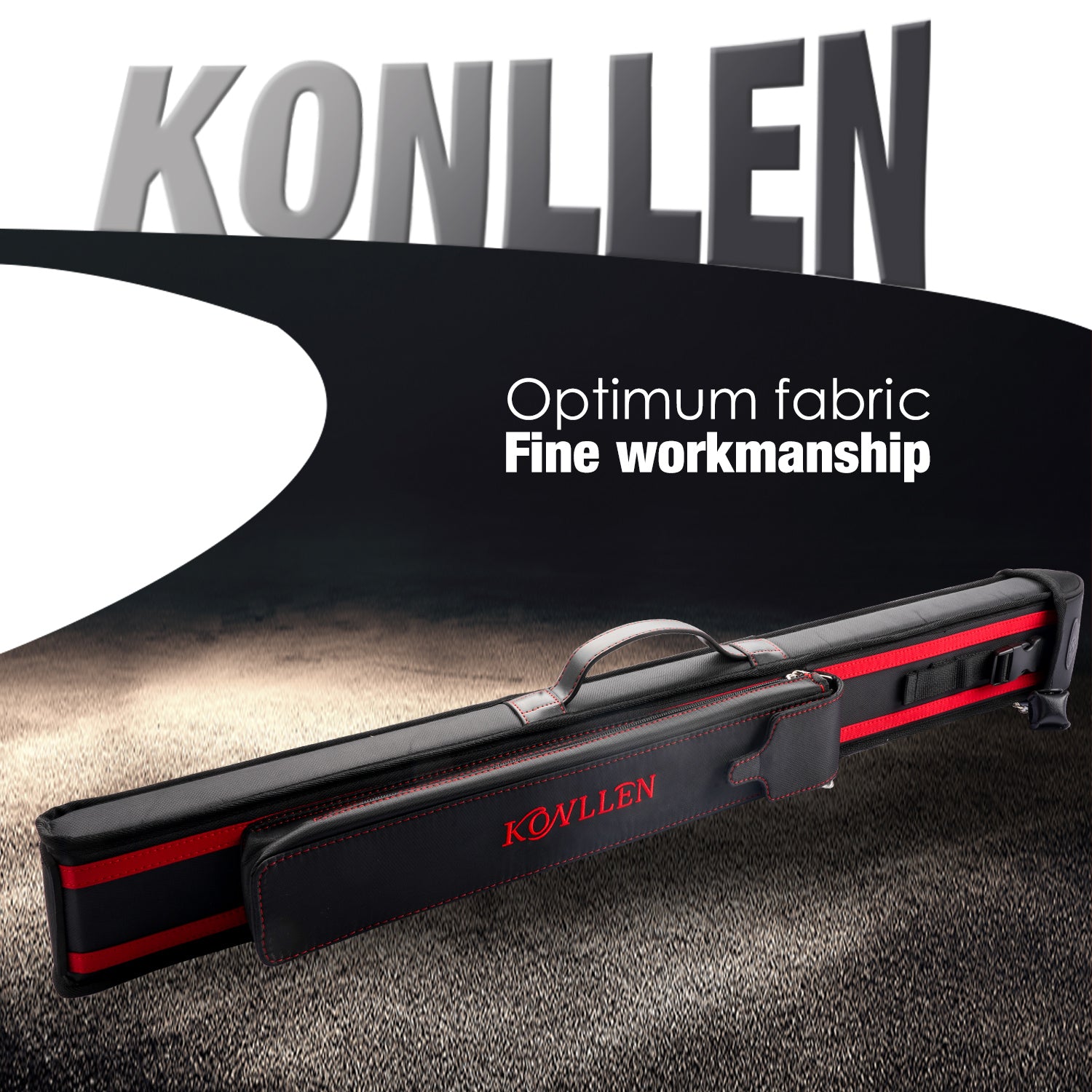 Oxford Cloth Hard Case - 1 Butt x 2 Shafts – KONLLEN billiards