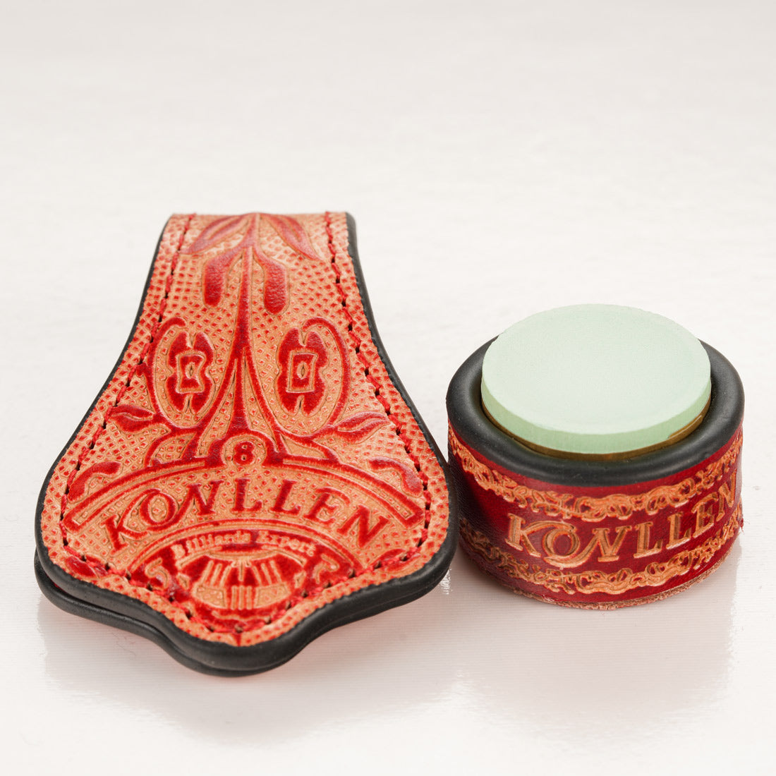 Billiard Pool Snooker Cue ORANGE Chalk Holder Tip Scuffer Shaper